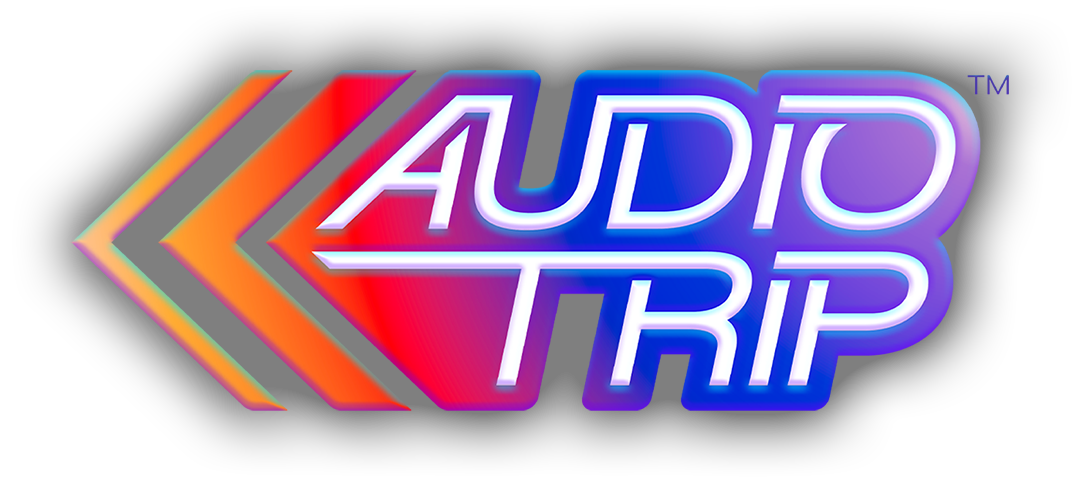 Audio Trip Logo 2023 version full color with shadow